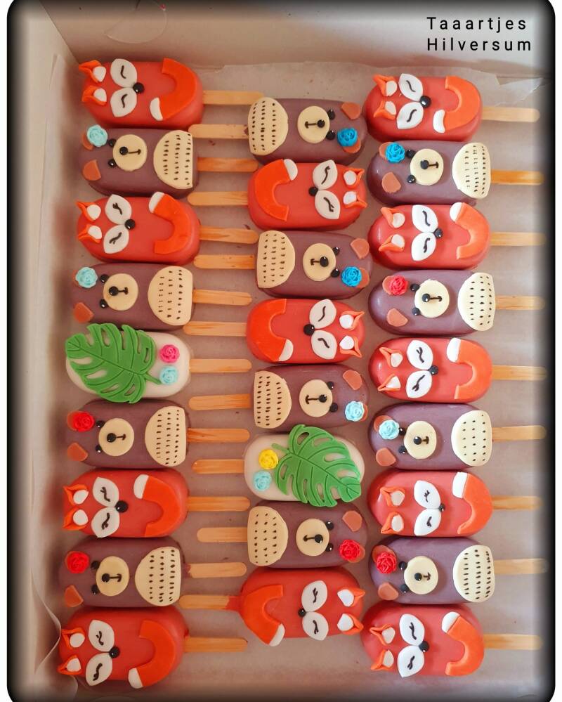 cake sicle woodland 
