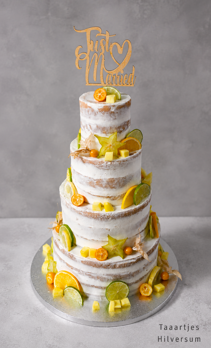 Citrus bruidstaart