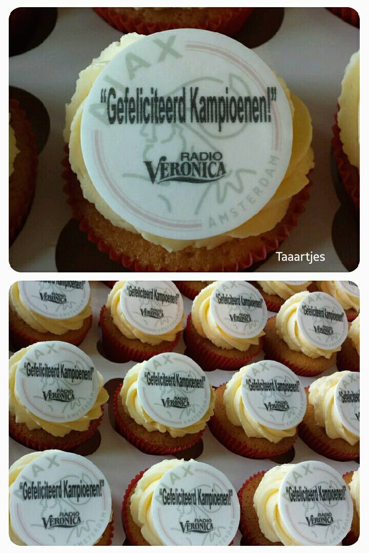 cupcakes Radio Veronica voor Ajax