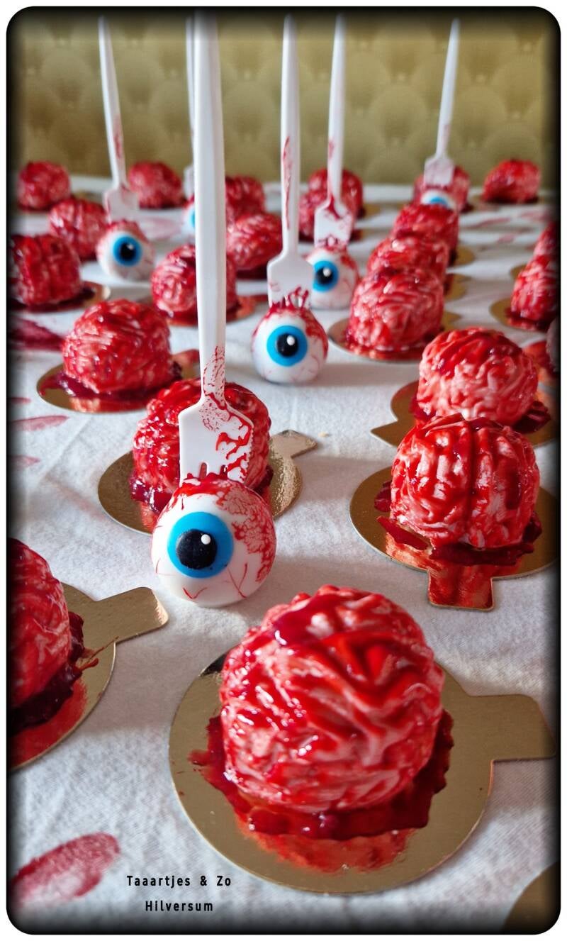halloween hersenen oogballen