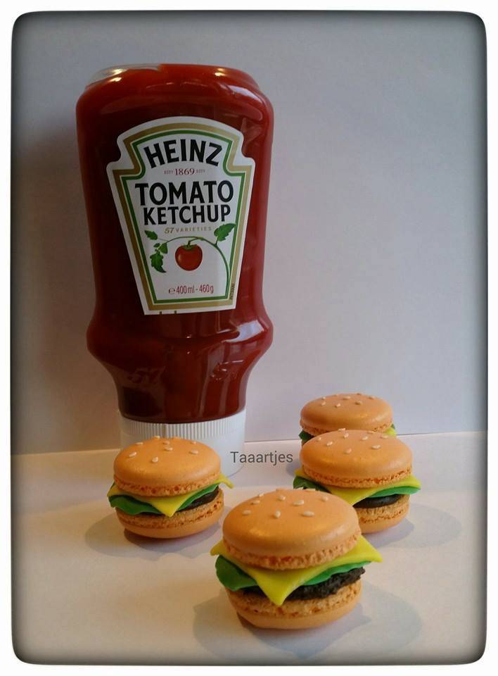hamburger macarons