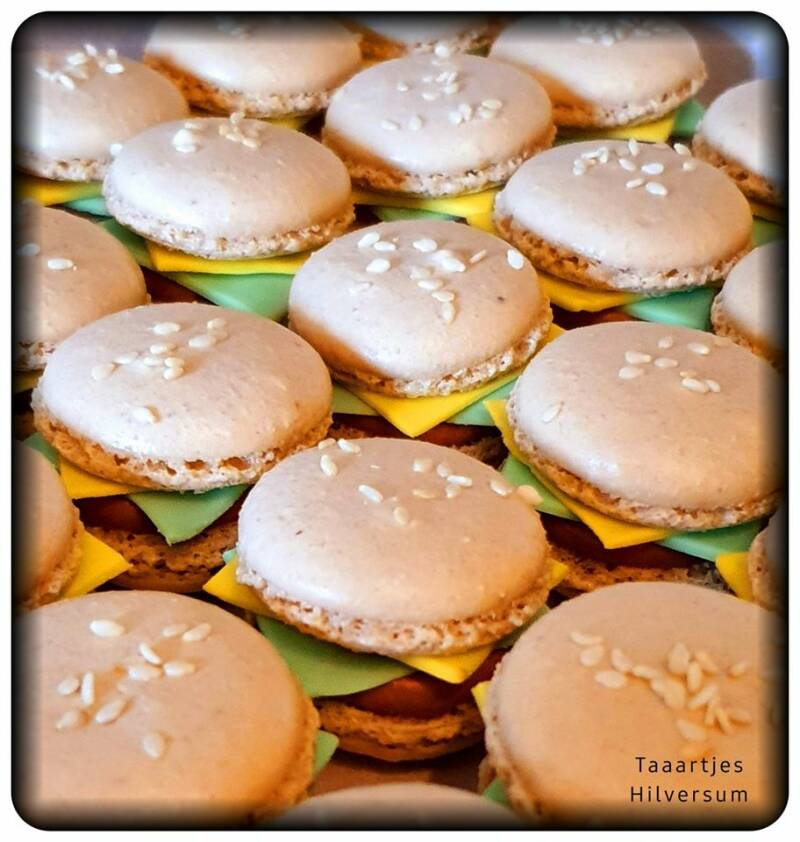 hamburger macarons