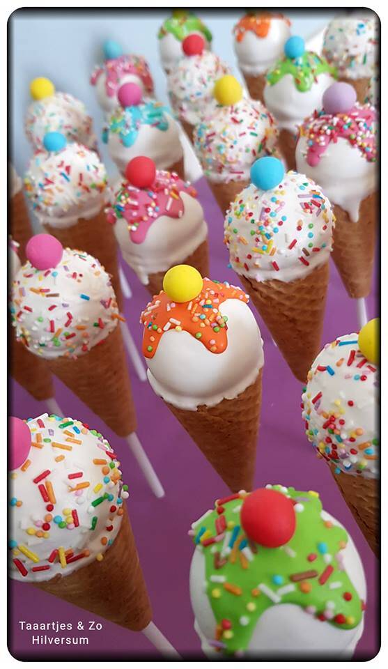 ijsjes cakepops traktatie