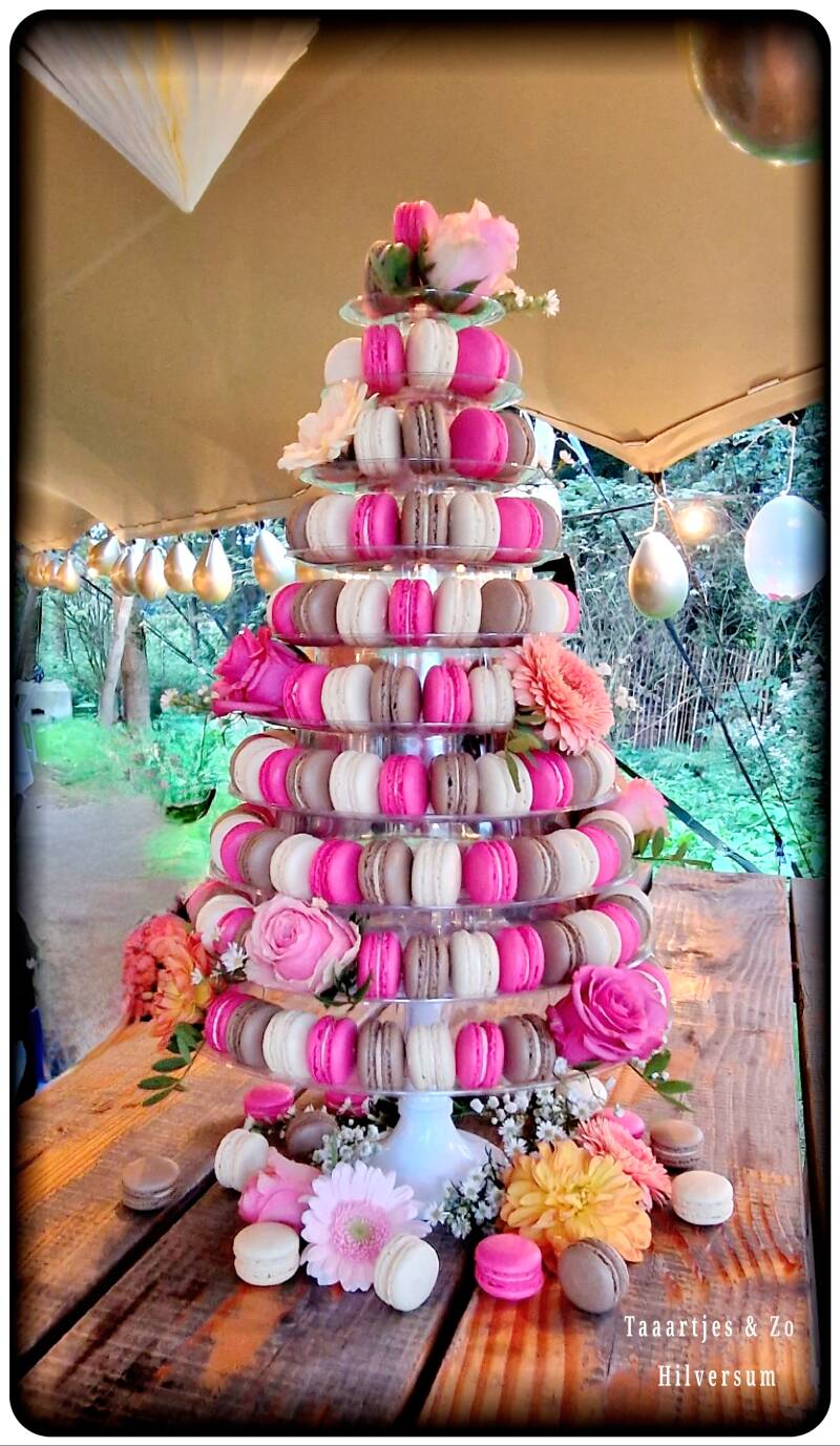Macaron toren bruiloft 