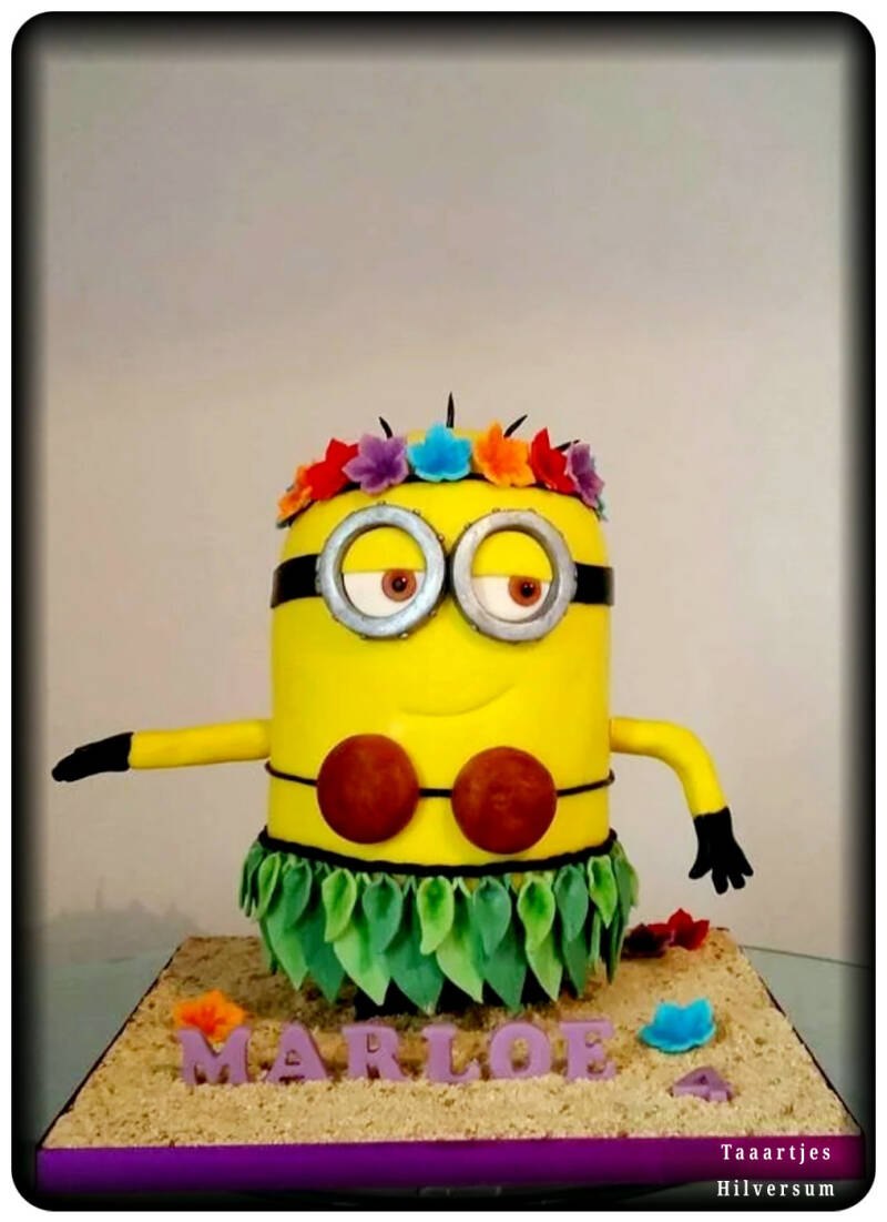 3d Minion taart cake