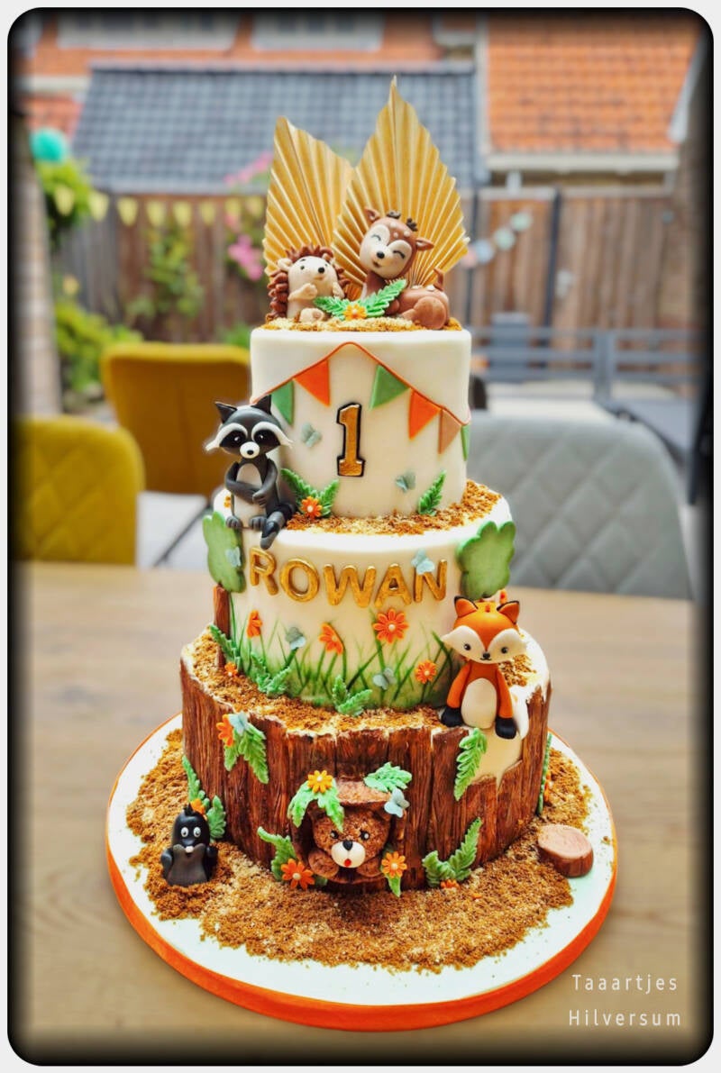 Jungle cake taart