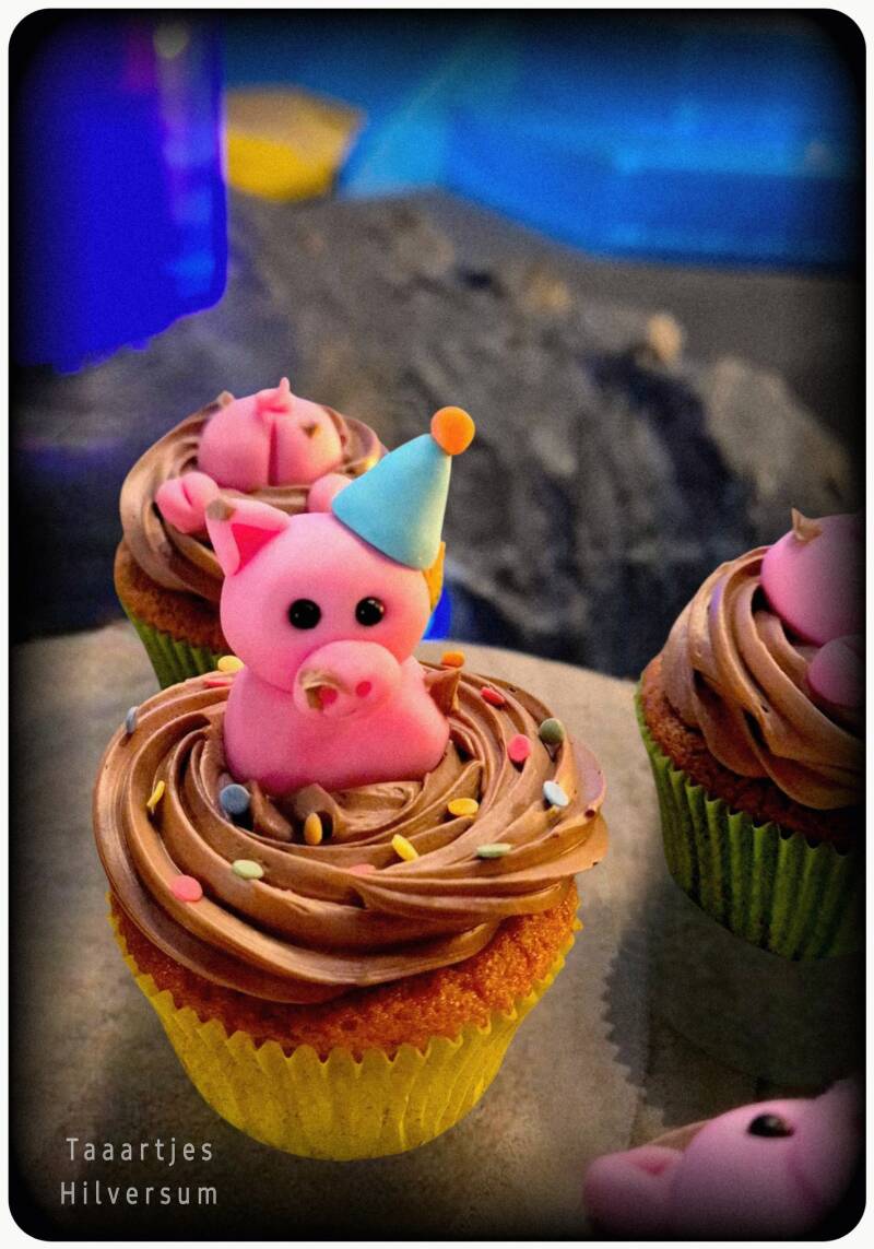 varkentjes in de modder cupcakes
