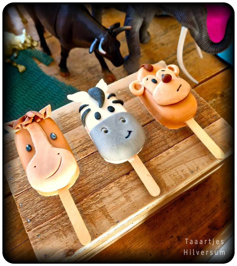 dieren cake sicles 
