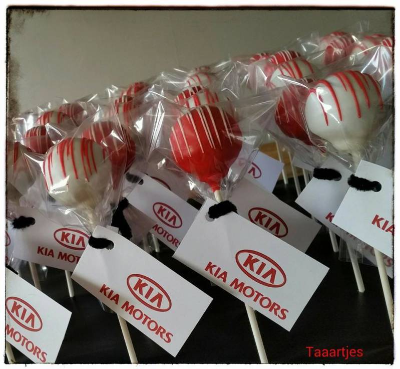 kia motors nederland cakepops