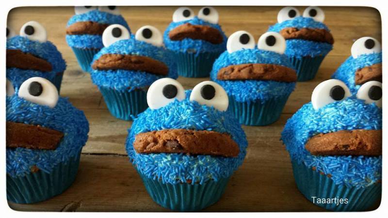 koekiemonster cupcakes