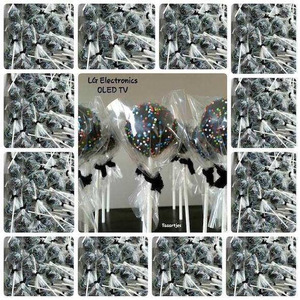 lg electronics OLED TV cakepops