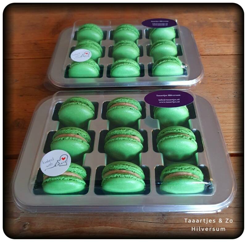 macaron doosjes spekkoek pandan macarons