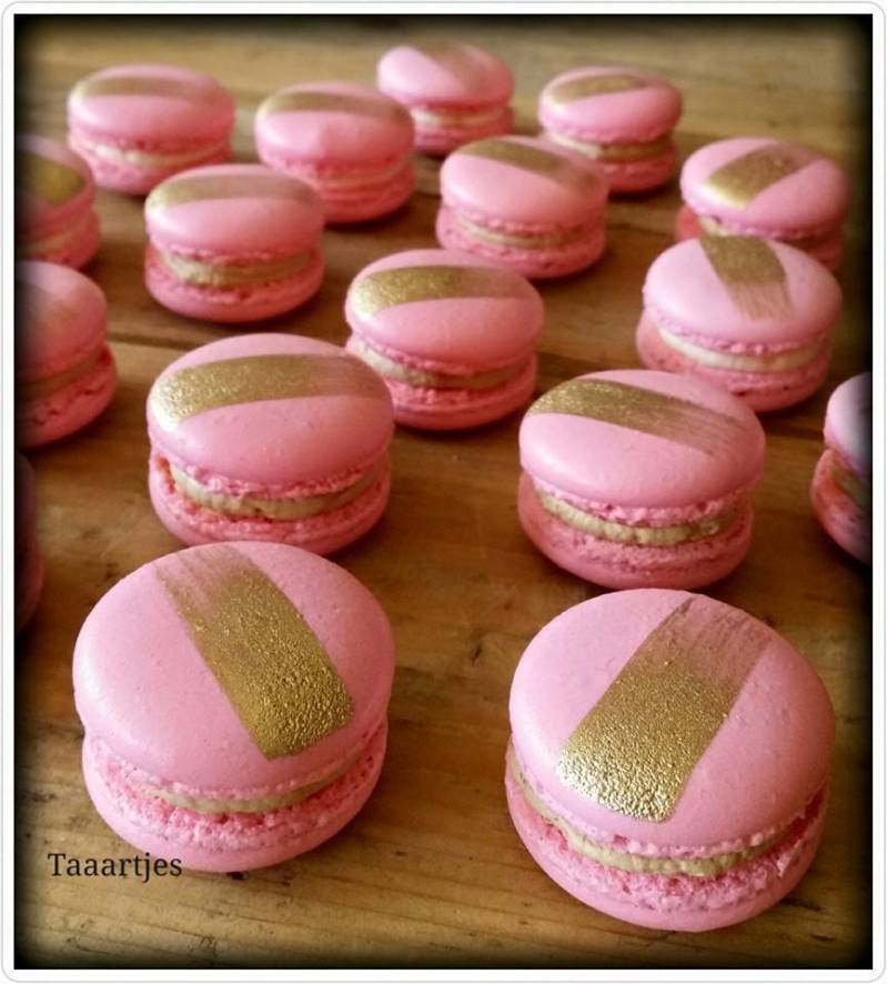macarons gouden streep