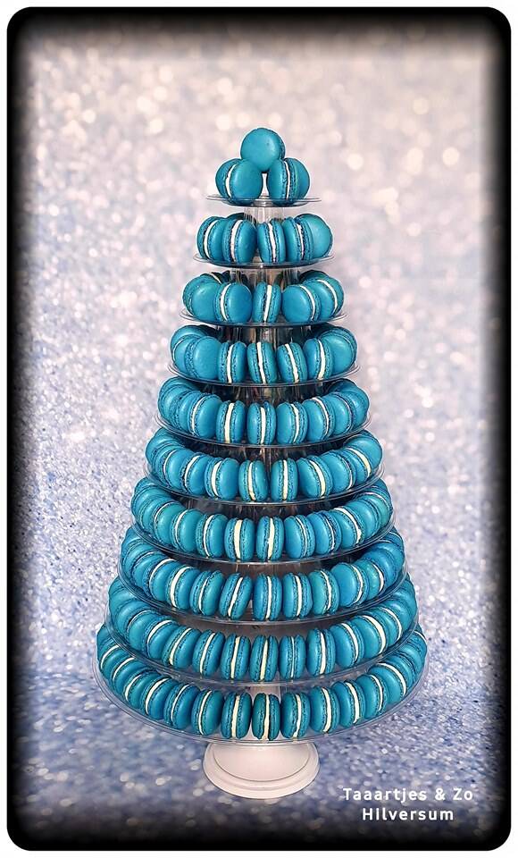 macarontoren blauw