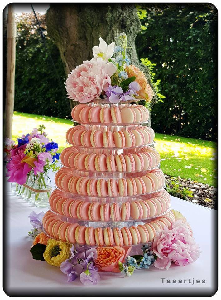 macarontoren bloemen