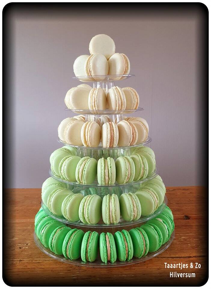 macarontoren ombre groen