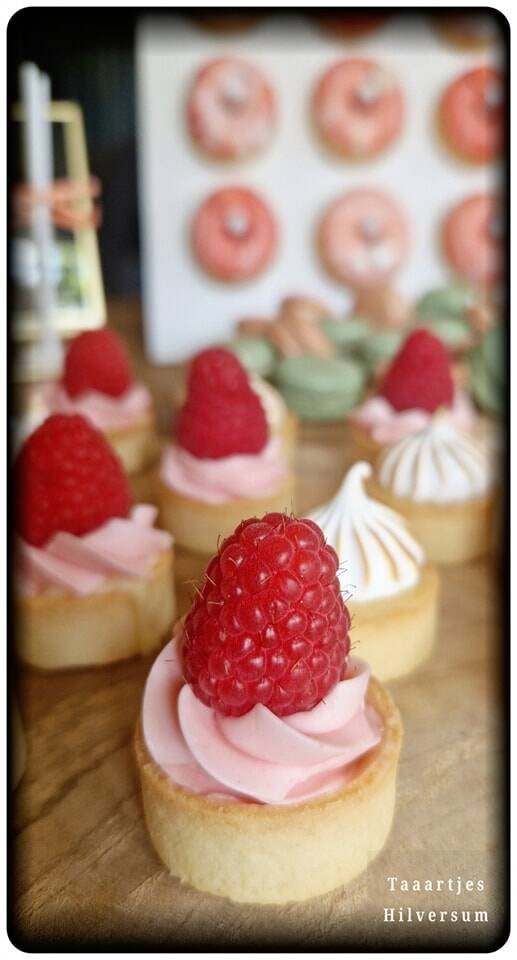 mini tartelettes framboos