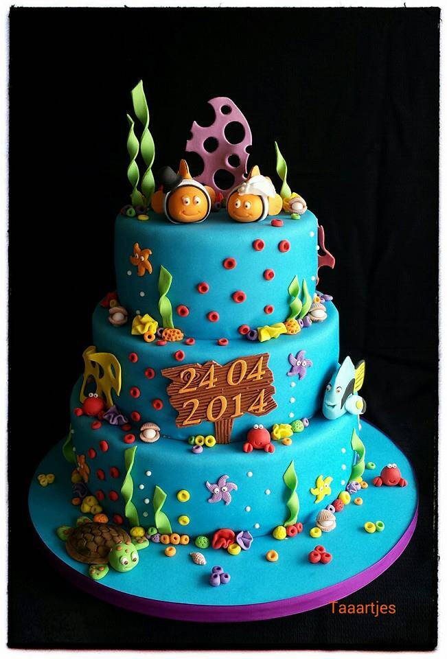 Finding nemo bruidstaart Hilversum