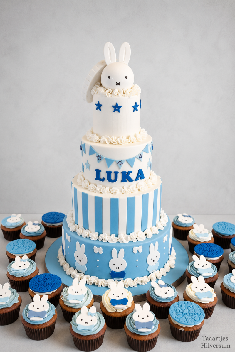 nijntje themataart en cupcakes