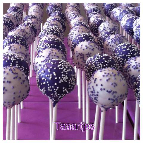 paarse cakepops
