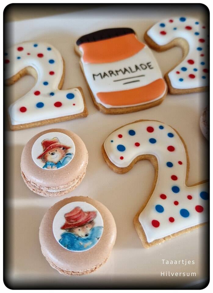 paddington royal icing cookies