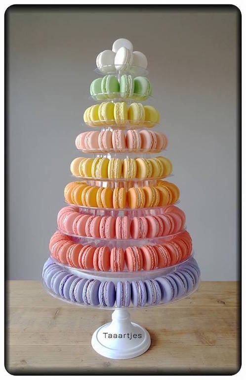 pastel macarontoren