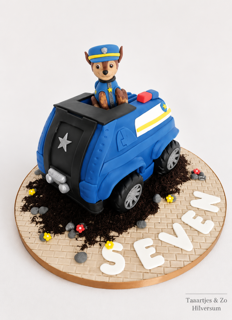 paw patrol 3d taart cake