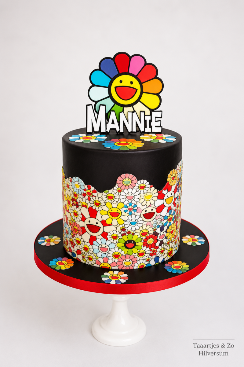 takashi murakami taart cake