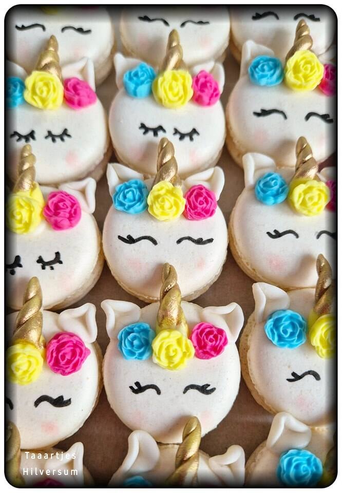 unicorn macarons 