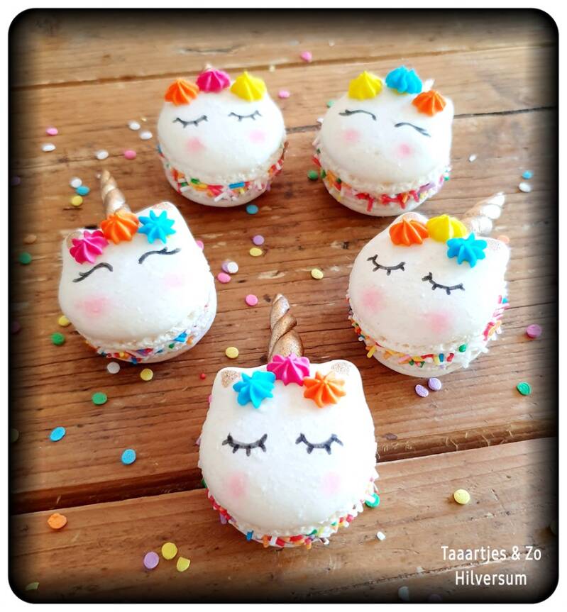 unicorn macarons
