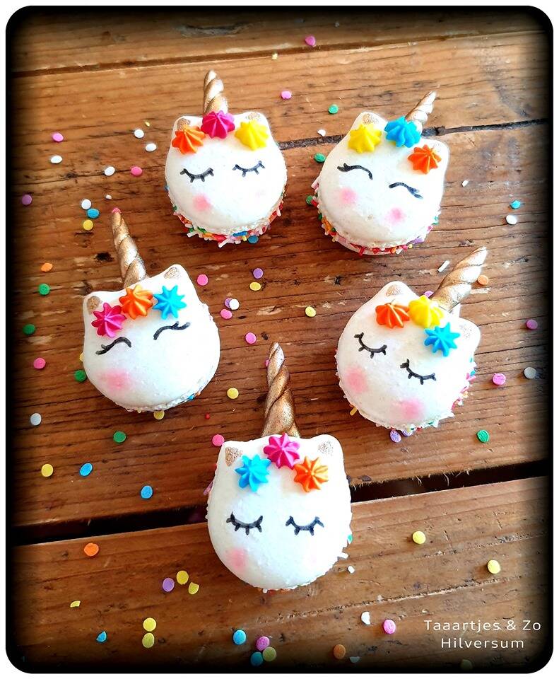 unicorn macarons