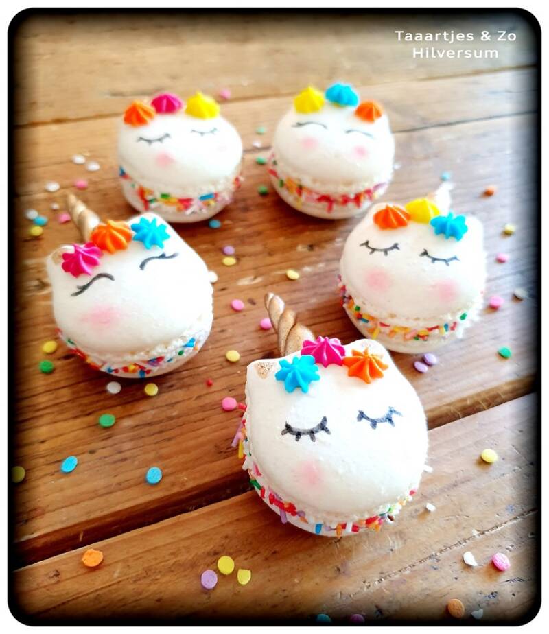unicorn macarons 
