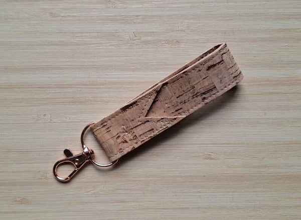 Sleutelhanger - kurkleer - V