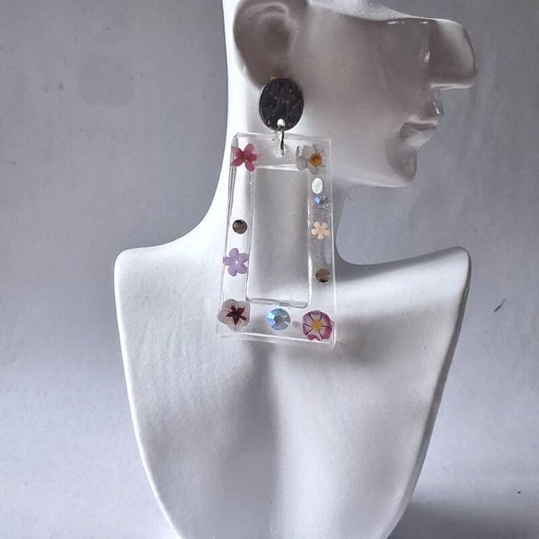 Boucles d’oreilles – Jardin Coloré