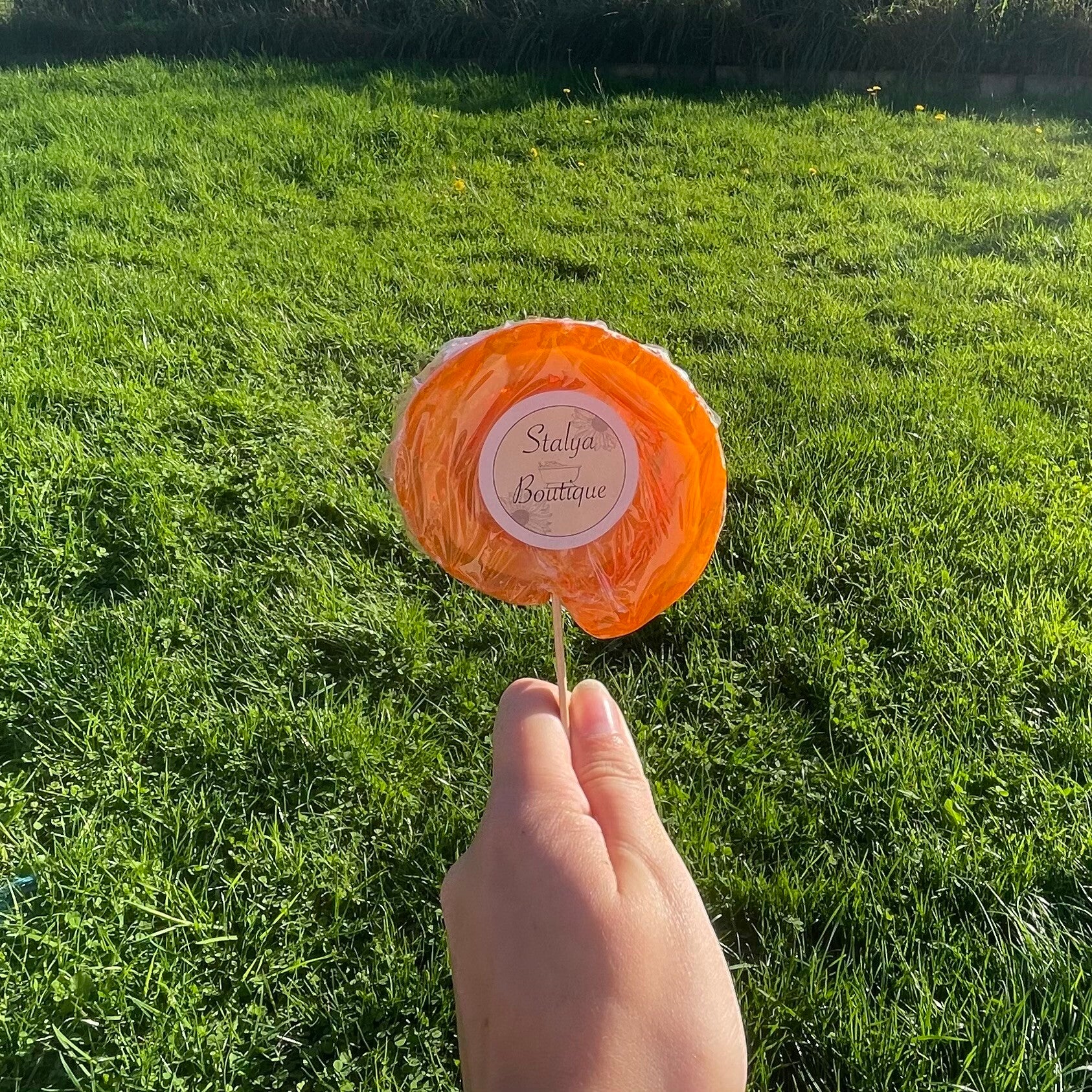 Sucette de savon ✷ Orange/Cannelle