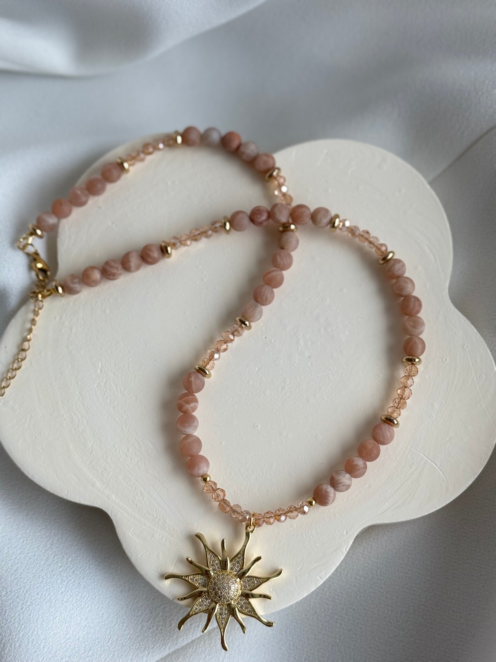 Sunstone necklace