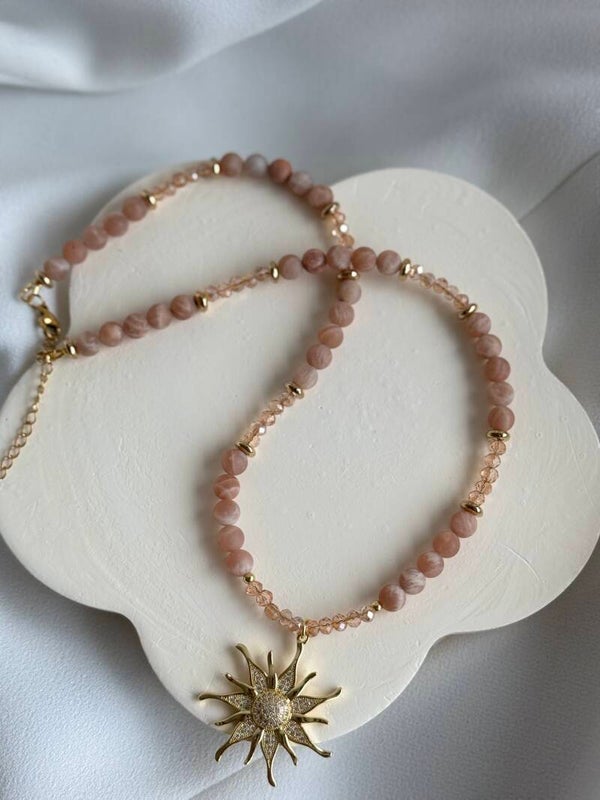Sunstone necklace