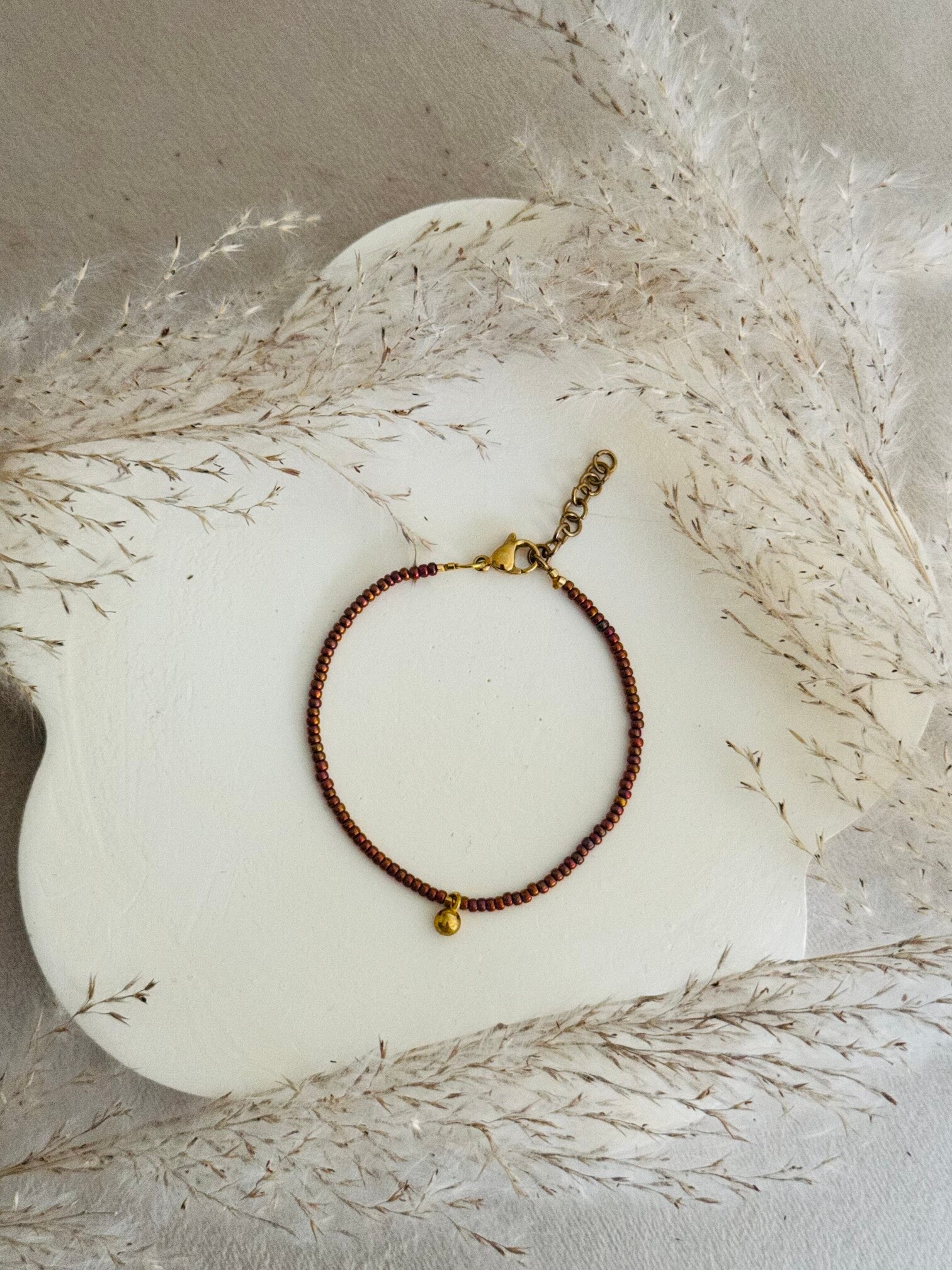 Copper miyuki bracelet