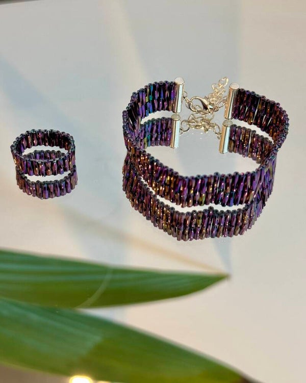 Purple bracelet