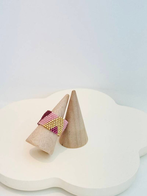 Mix: pink-purple-white-gold