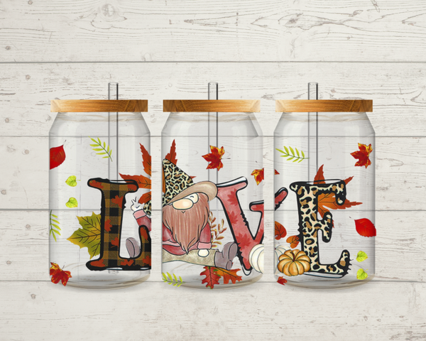 Love Holiday Glass Tumbler