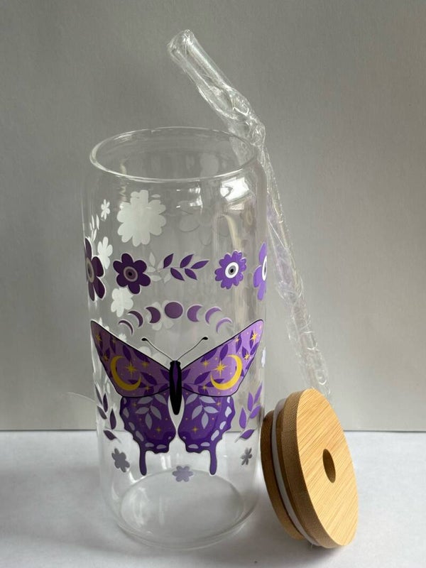 Butterfly Glass Tumblers