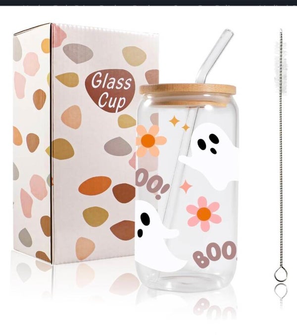 Halloween Glass Tumbler