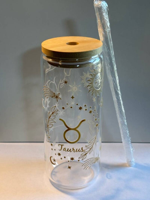 20oz ♉ Taurus (The Grounded One) – Calm, steady, and loyal. Your tumbler is as reliable as you are.