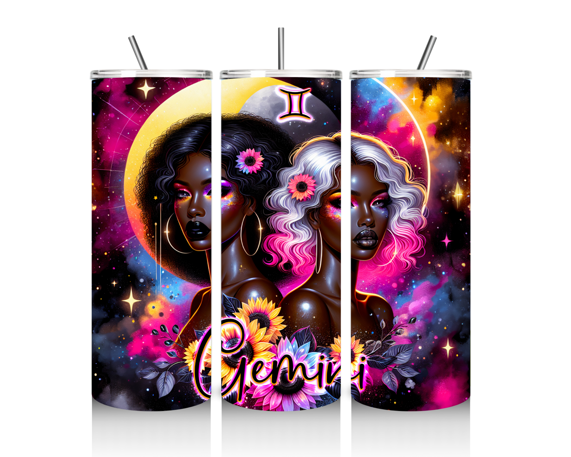 Gemini ♊️ Stainless Steel Double Trouble