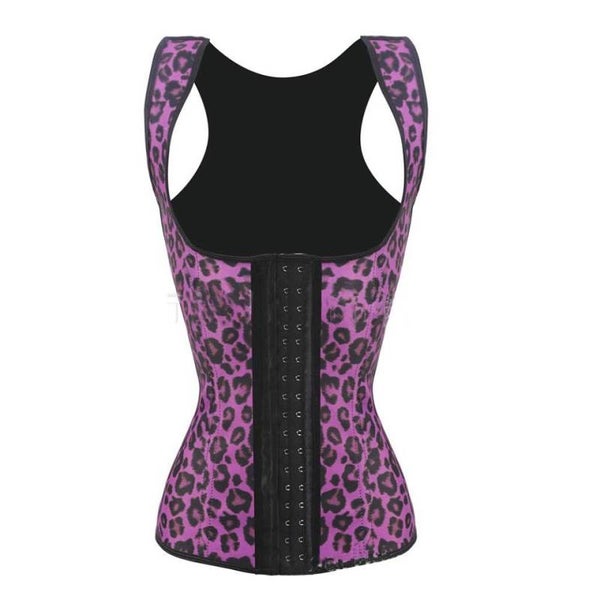 Waist Trainer Vest Pink Leopard