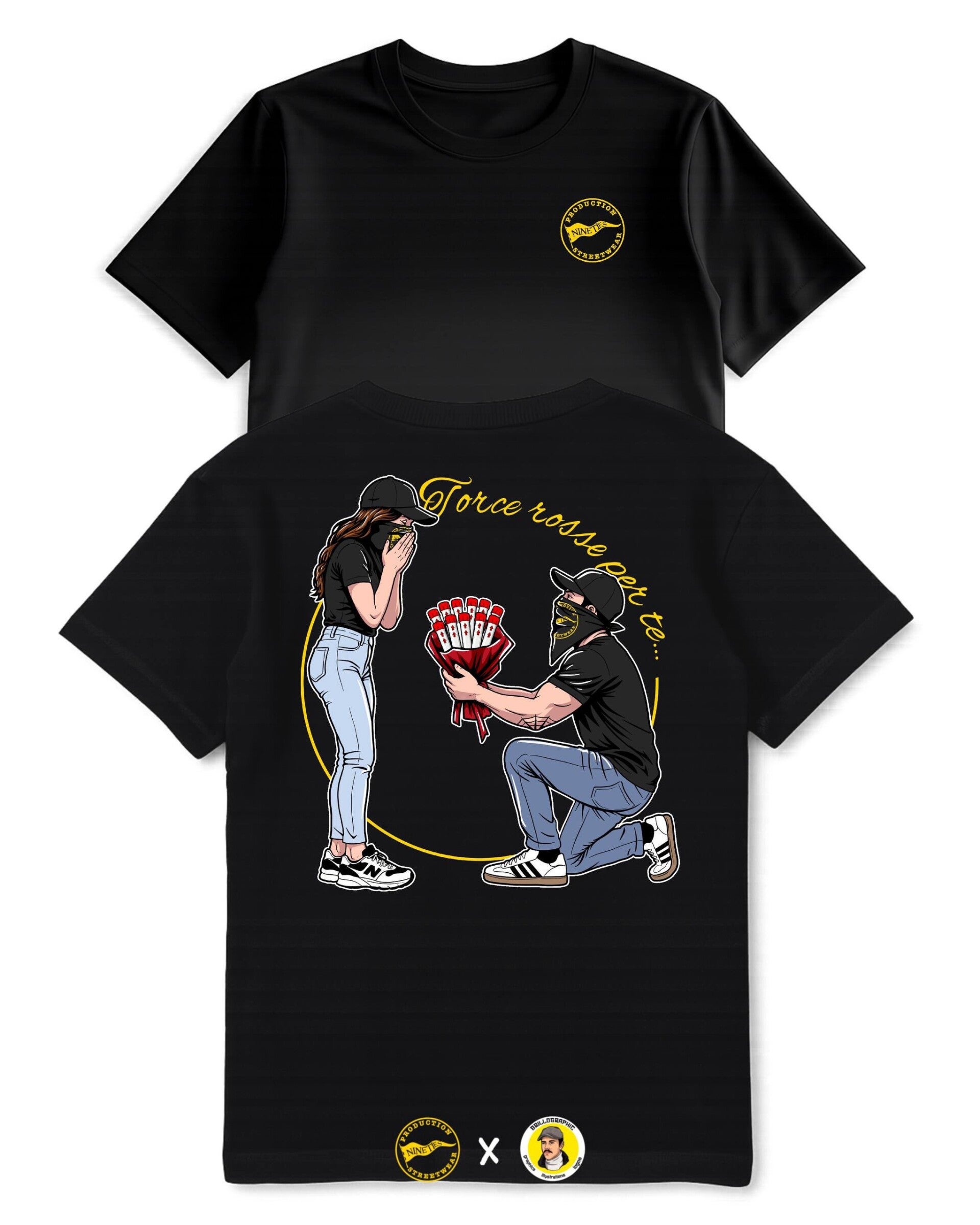 T shirt “torce rosse”