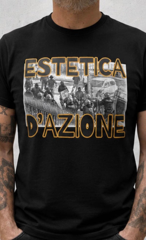 Nineties t shirt “estetica d’azione”