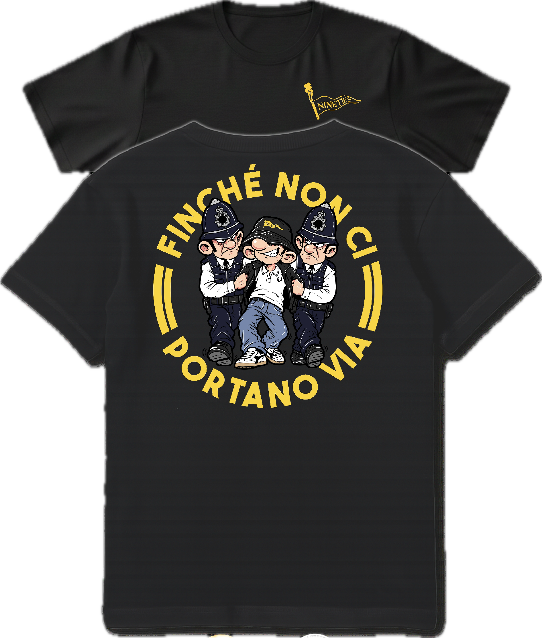 T shirt “finché non ci portano via…”