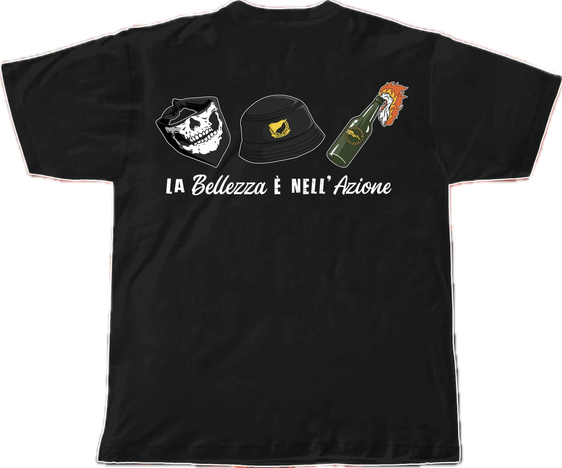 T shirt “bellezza nell’azione”